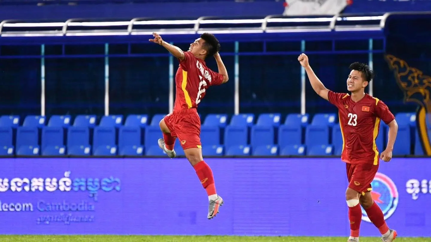 Giải U23 Đông Nam Á 2022: U23 Việt Nam thắng tối thiểu U23 Thái Lan