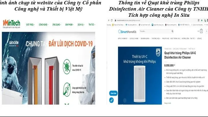 Khuyến cáo: Cẩn trọng với những sản phẩm có tác dụng ngăn ngừa và diệt Covid-19, SARS-Cov-2