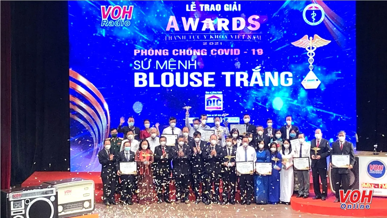 Vinh danh 10 thành tựu trong lễ trao “Giải thưởng Thành tựu Y khoa Việt Nam năm lần thứ 2 năm 2021”