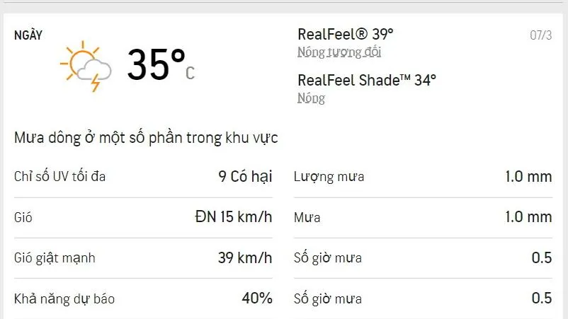 Dự báo thời tiết TPHCM hôm nay 7/3 và ngày mai 8/3/2022: chiều có mưa dông