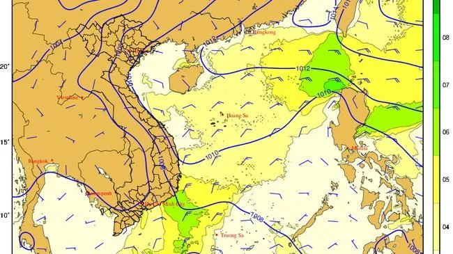 Dự báo thời tiết hôm nay 12/3/2022: thời tiết xấu trên biển