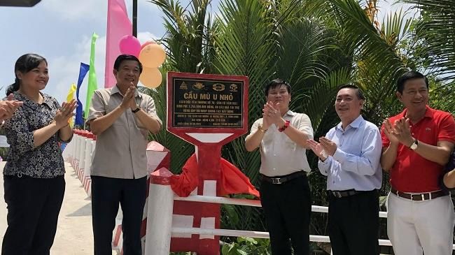 Vĩnh Long: Khánh thành cầu Mù U Nhỏ
