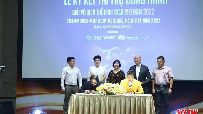 Công bố giải vô địch thể hình quốc tế P.C.A Việt Nam 2022