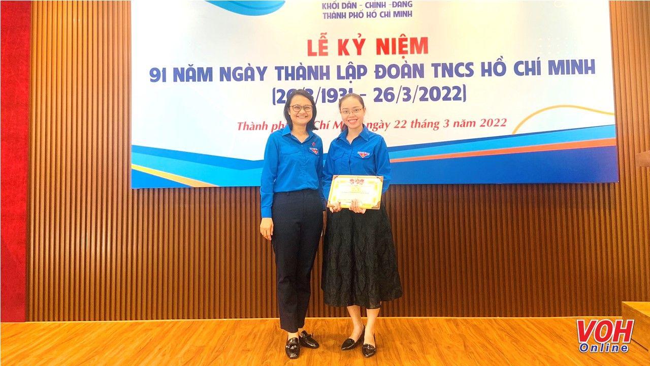 45 cán bộ đoàn nhận Giải thưởng “Sao Tháng Ba” năm 2022