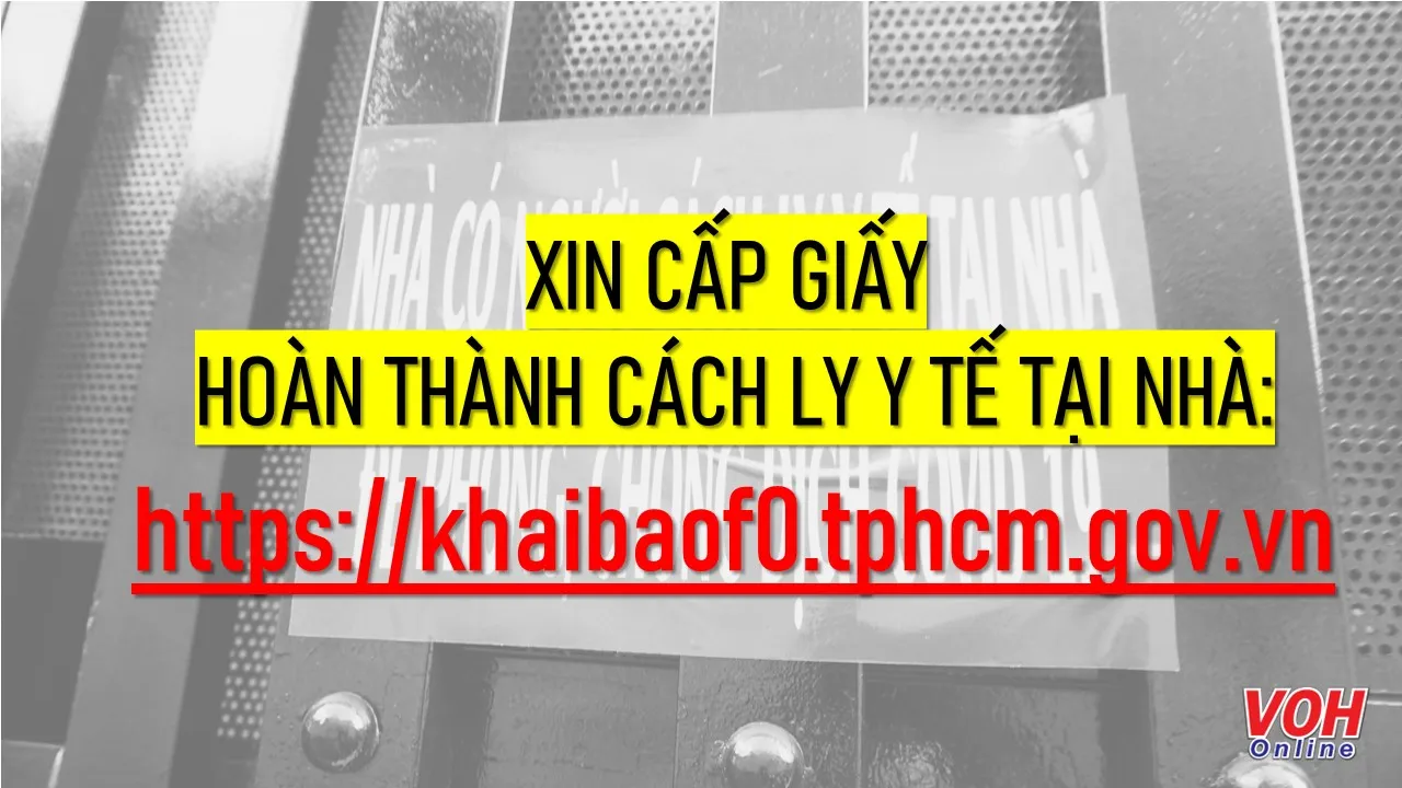 Xin giấy xác nhận F0 tại TPHCM các bước làm như thế nào?