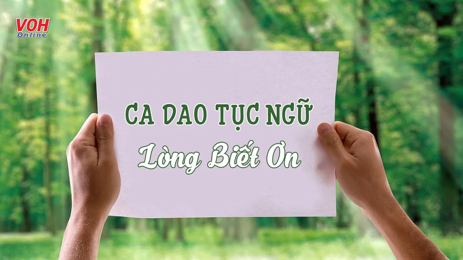 55 ca dao, tục ngữ, thành ngữ về lòng biết ơn, nhớ ơn