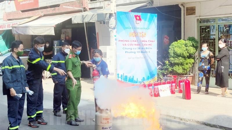 Đoàn Thanh niên Công an TPHCM xung kích hoàn thành mọi nhiệm vụ