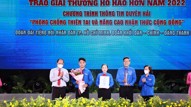 Thành Đoàn trao giải thưởng Hồ Hảo Hớn cho 9 tập thể có sáng kiến, mô hình, giải pháp mới, tiêu biểu