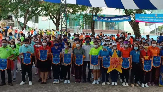 Sôi nổi ngày hội “Công nhân viên chức lao động khỏe để lao động sản xuất 2022”