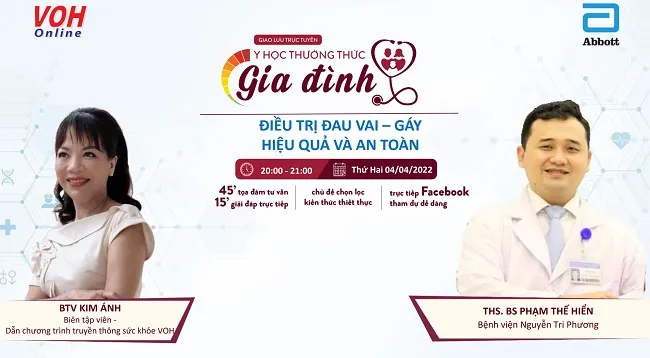 [Livestream] Điều trị đau vai - gáy hiệu quả và an toàn