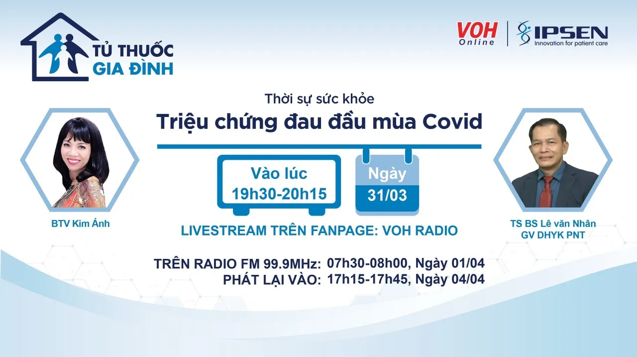 [Livestream] Triệu chứng đau đầu mùa Covid