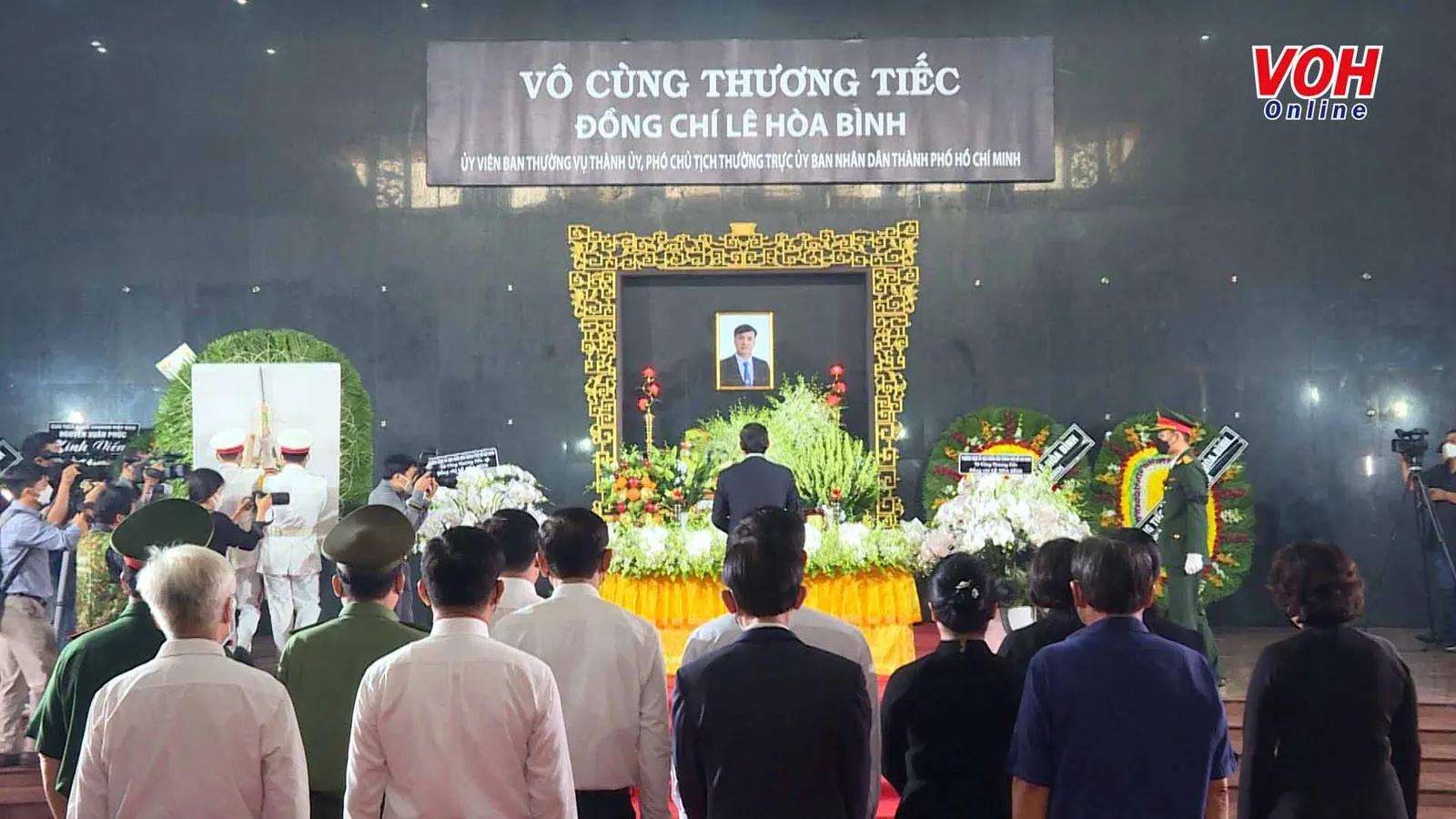 Lễ viếng Phó Chủ tịch Thường trực UBND TPHCM Lê Hòa Bình