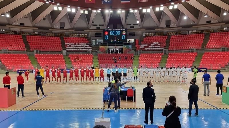 Giải futsal Đông Nam Á 2022: ĐT Việt Nam hòa Myanmar