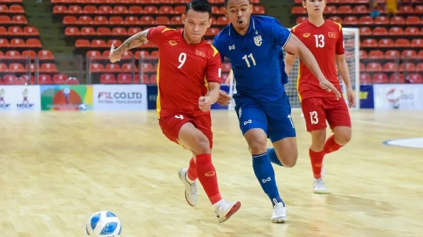 Giải Futsal Đông Nam Á 2022: Việt Nam thúc thủ trước Thái Lan