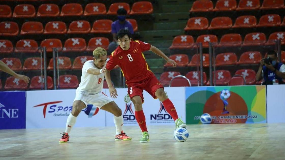 Giải futsal Đông Nam Á 2022: Việt Nam quyết hạ Myanmar để dự giải châu Á