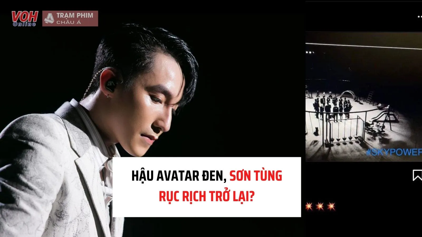 Sơn Tùng M-TP rục rịch comeback hậu thay avatar đen?