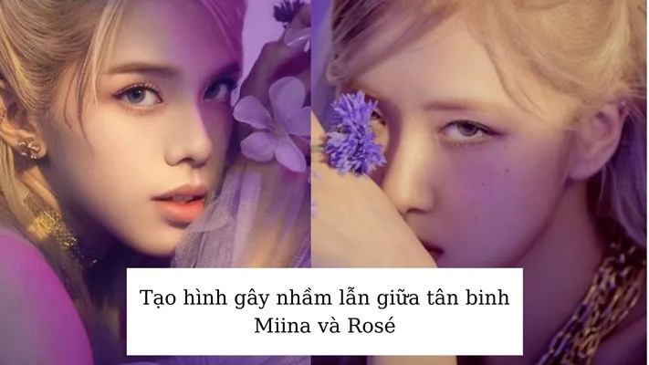 Tân binh Miina nhóm nhạc DREAMER đạo nhái hình tượng Rosé nhà YG?