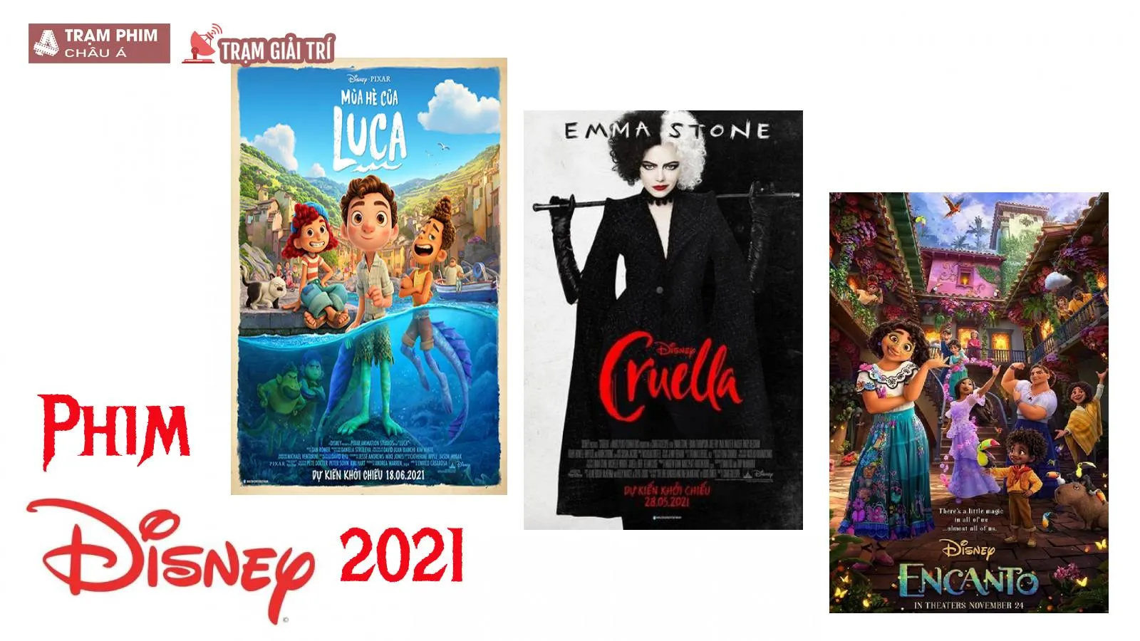 Top 15 bộ phim Disney 2021 khiến khán giả đứng ngồi không yên