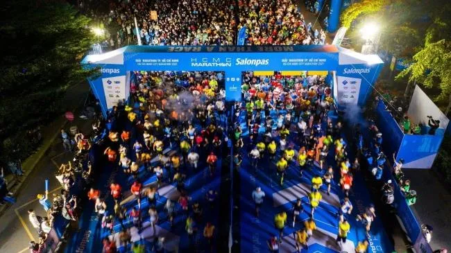 Hơn 7.500 VĐV tranh tài ở giải HCMC Marathon 2022