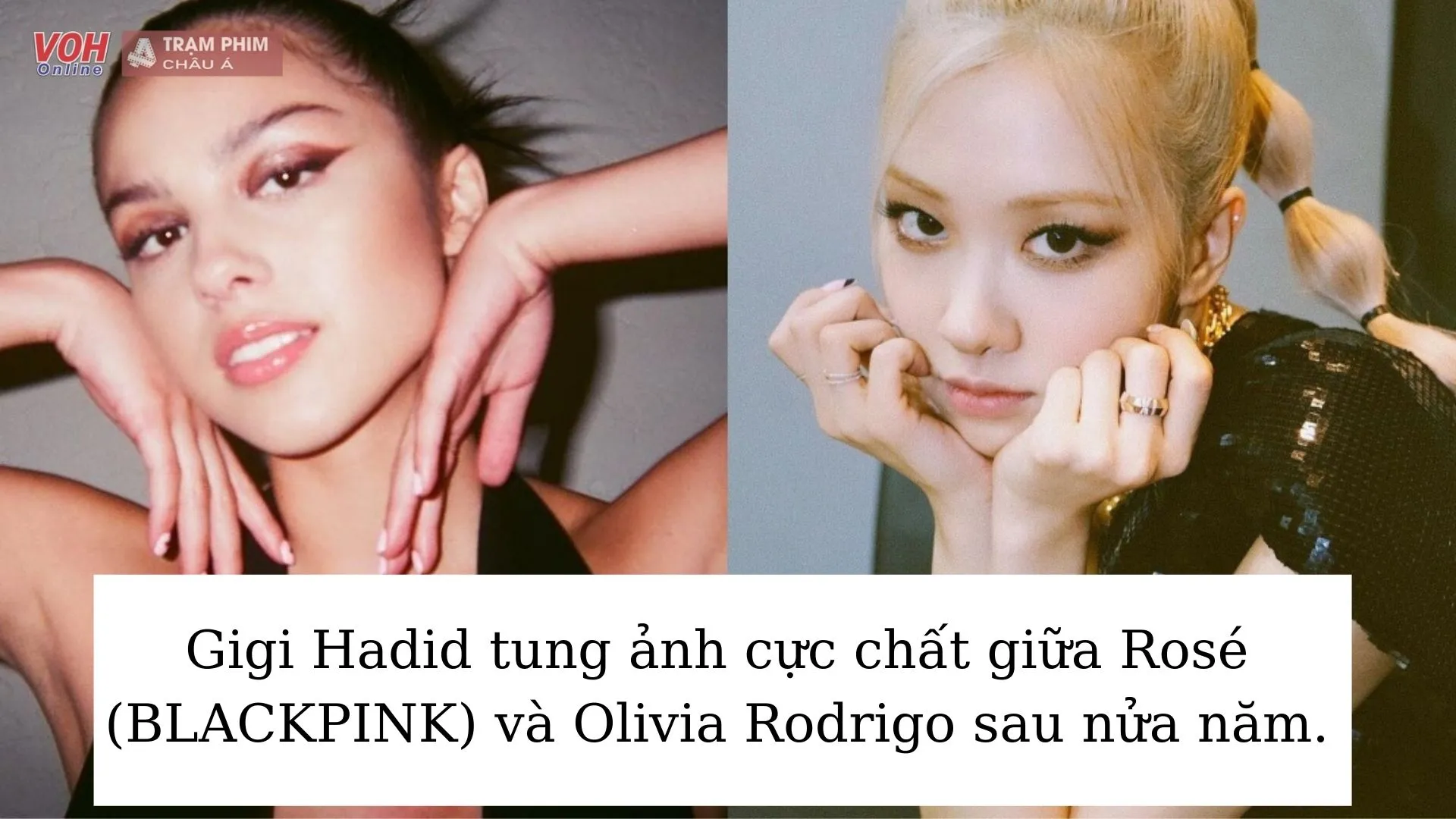 Gigi Hadid tung ảnh chụp Rosé và Olivia Rodrigo ở Met Gala sau nửa năm giấu ảnh