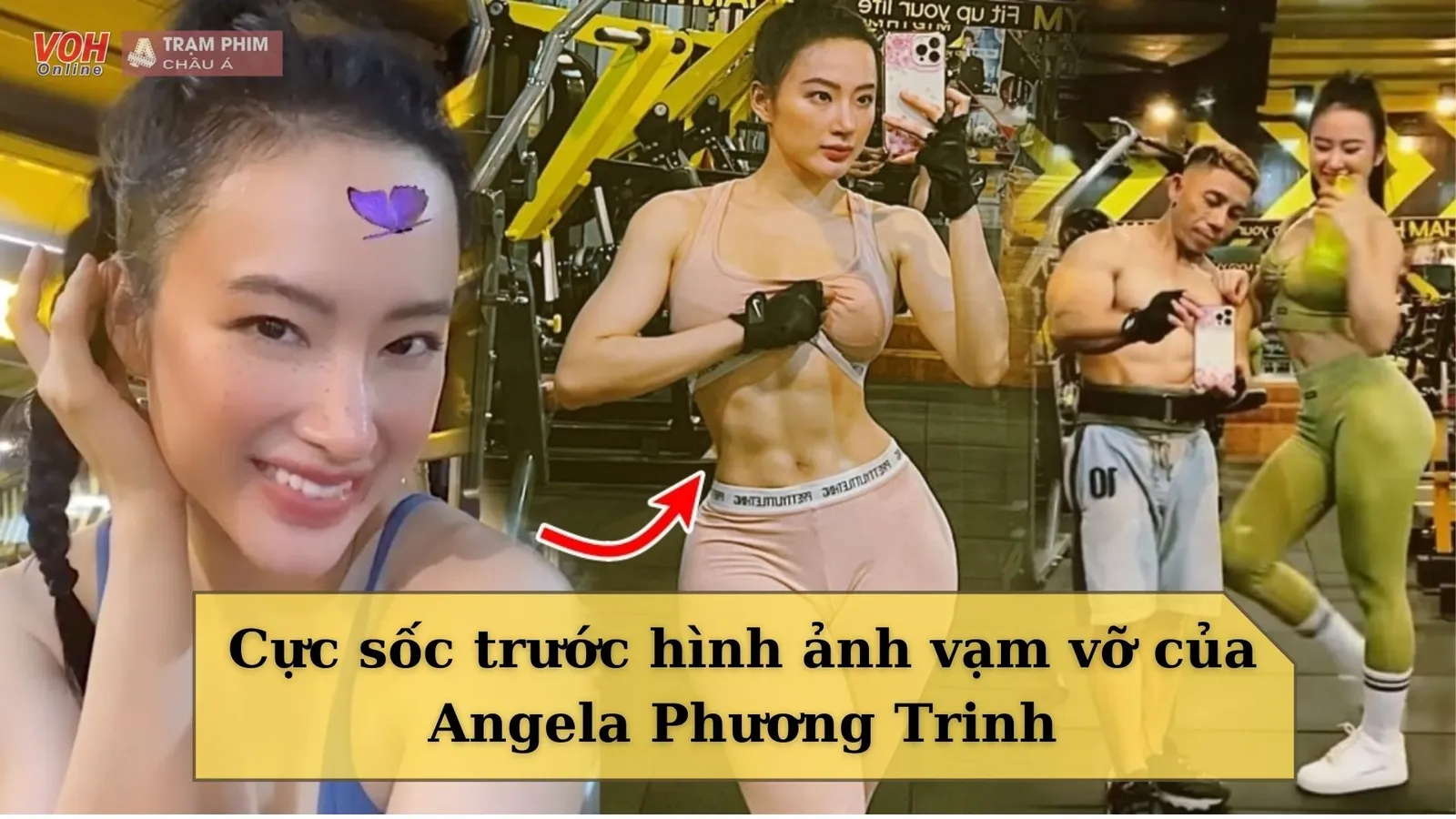 Angela Phương Trinh sở hữu body cơ bắp ở tuổi 27