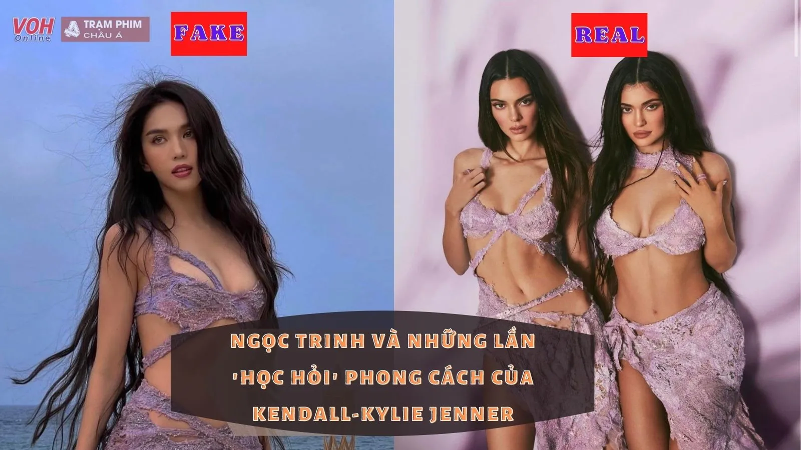 Ngọc Trinh và những lần học hỏi phong cách của chị em Kendall - Kylie Jenner