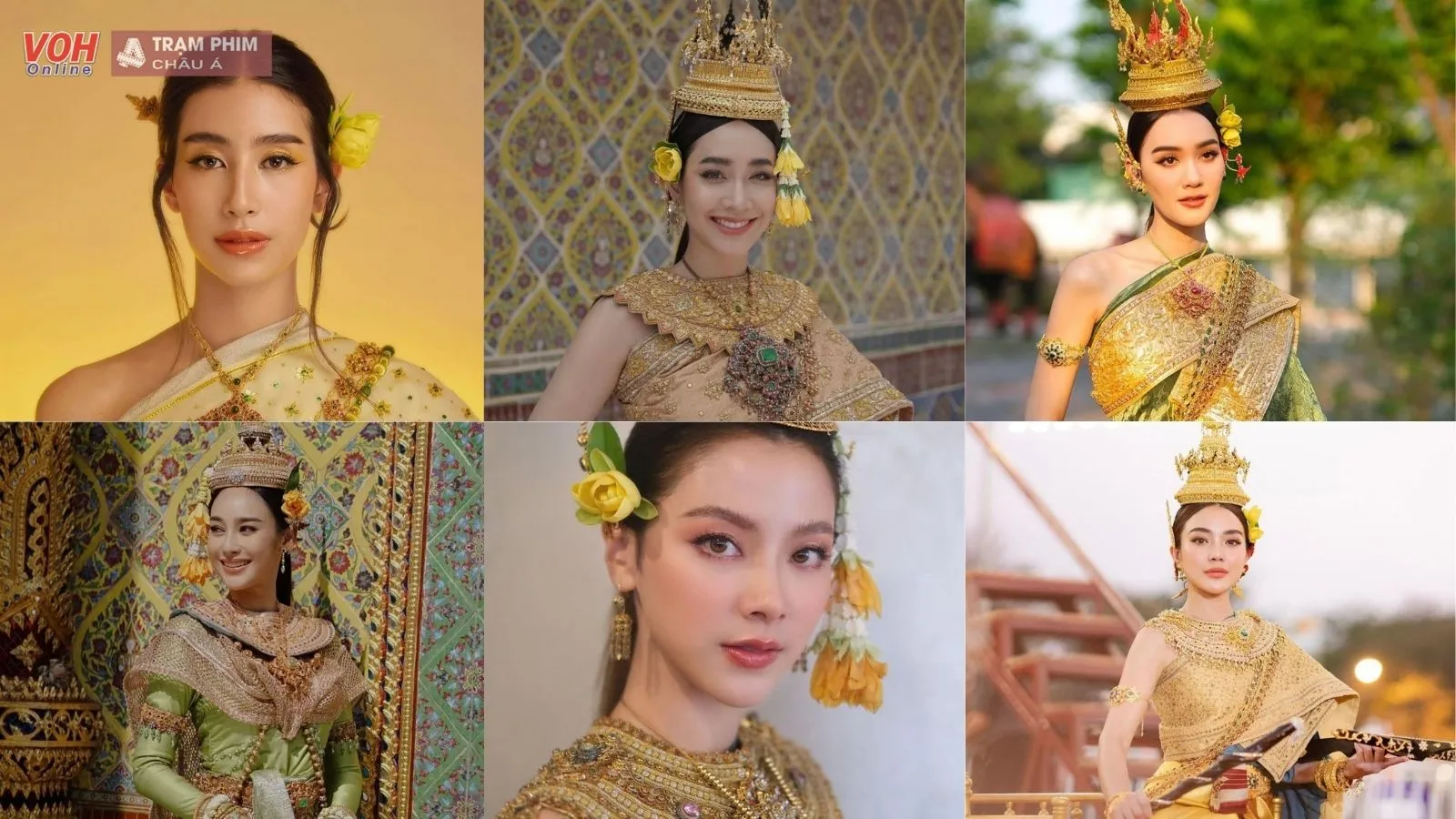 Baifern Pimchanok và dàn mỹ nhân Thái Lan hóa thân thành ‘Nàng Songkran’ cho dịp tết cổ truyền