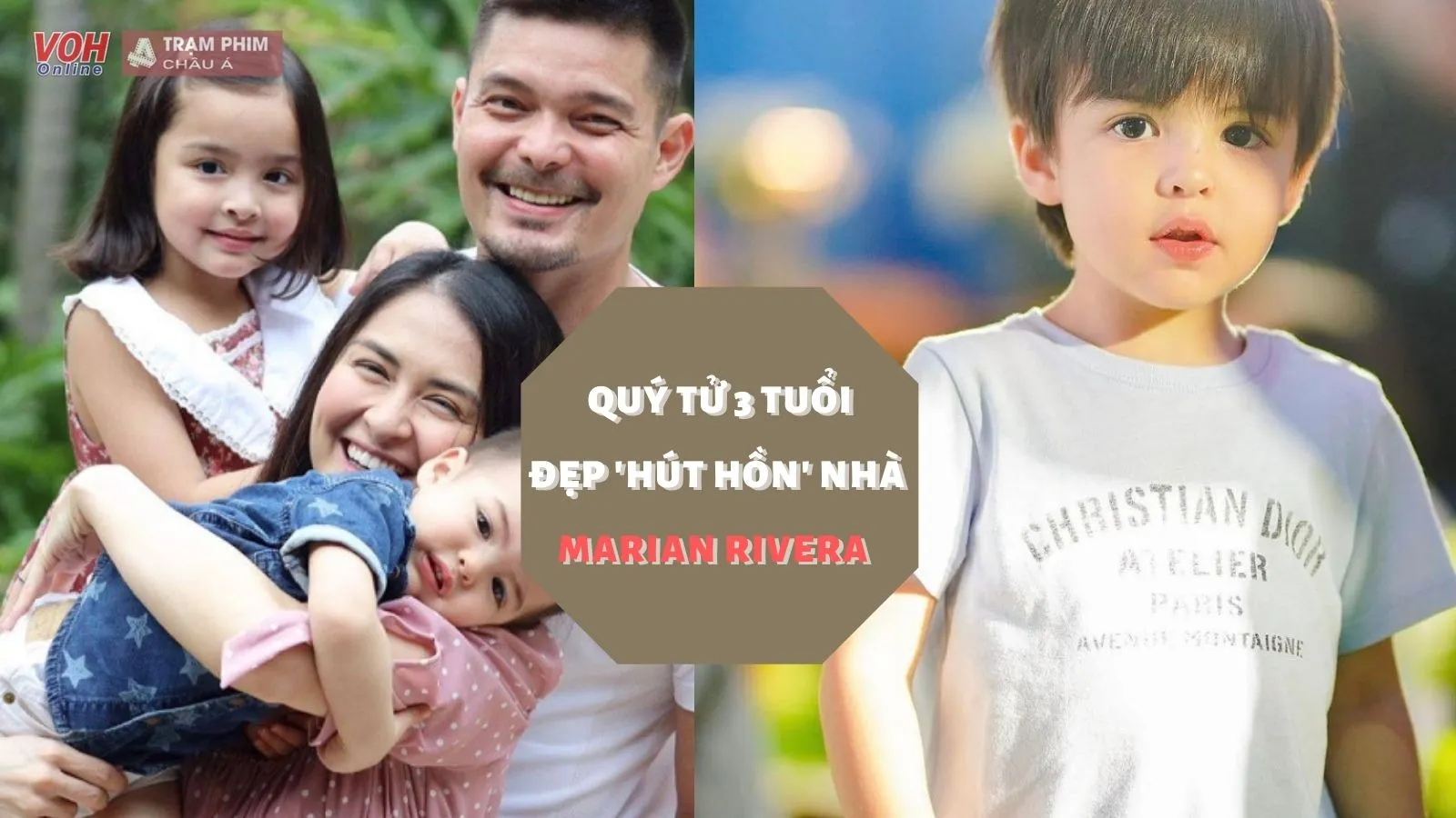 Ganh tị hết nấc với nhan sắc cực phẩm của quý tử 3 tuổi của mỹ nhân đẹp nhất Philipines