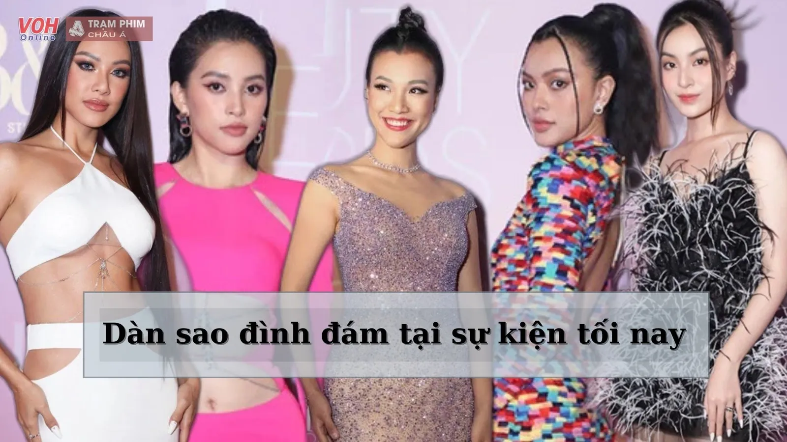 Thảm đó Elle Beauty Awards 2022: Hoàng Oanh lộ diện sau ly hôn, Tiểu Vy diện váy xẻ táo bạo