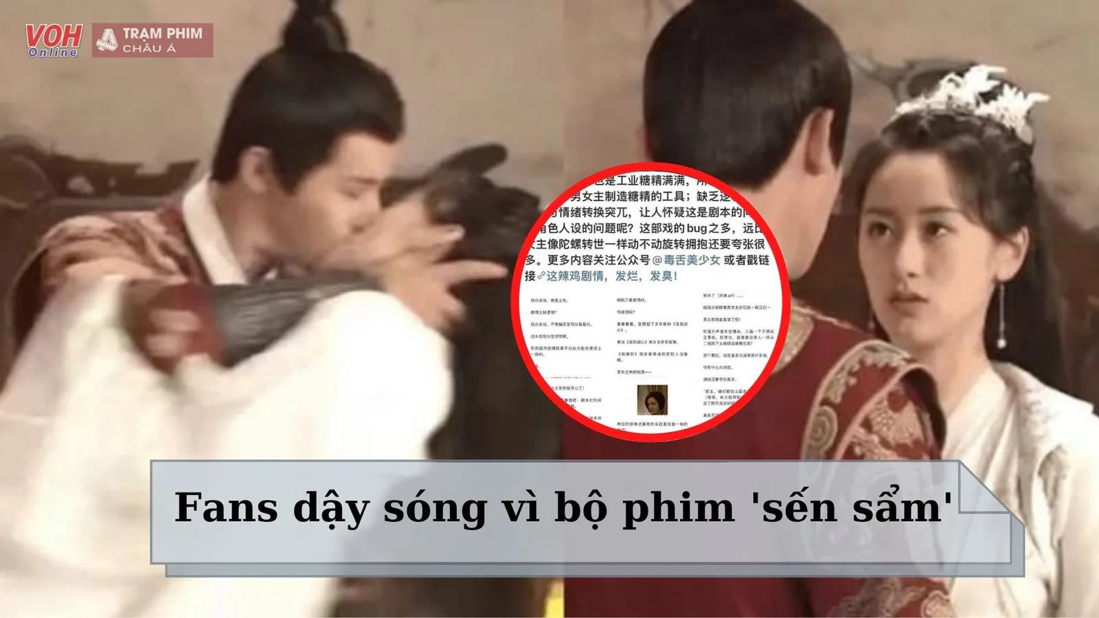 Chúc Khanh Hảo bị chê thậm tệ vì kịch bản quá phèn