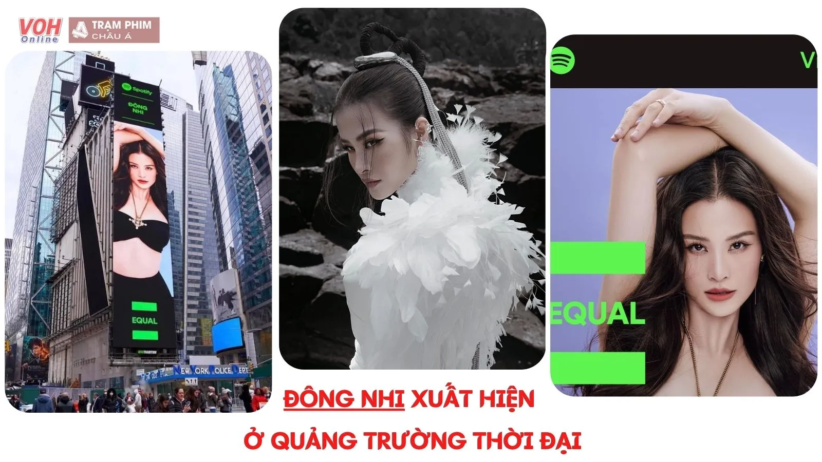 Hên như Đông Nhi: Xuất hiện tại Quảng trường Thời Đại đúng dịp comeback