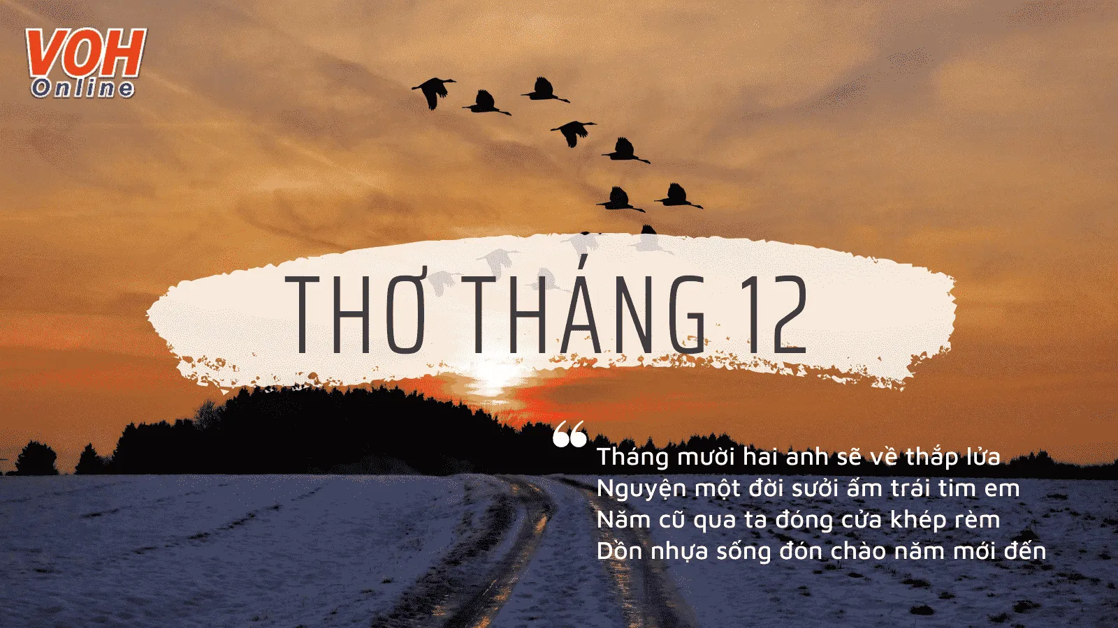 33 bài thơ tháng 12 hay, chùm thơ về tháng Chạp cuối năm