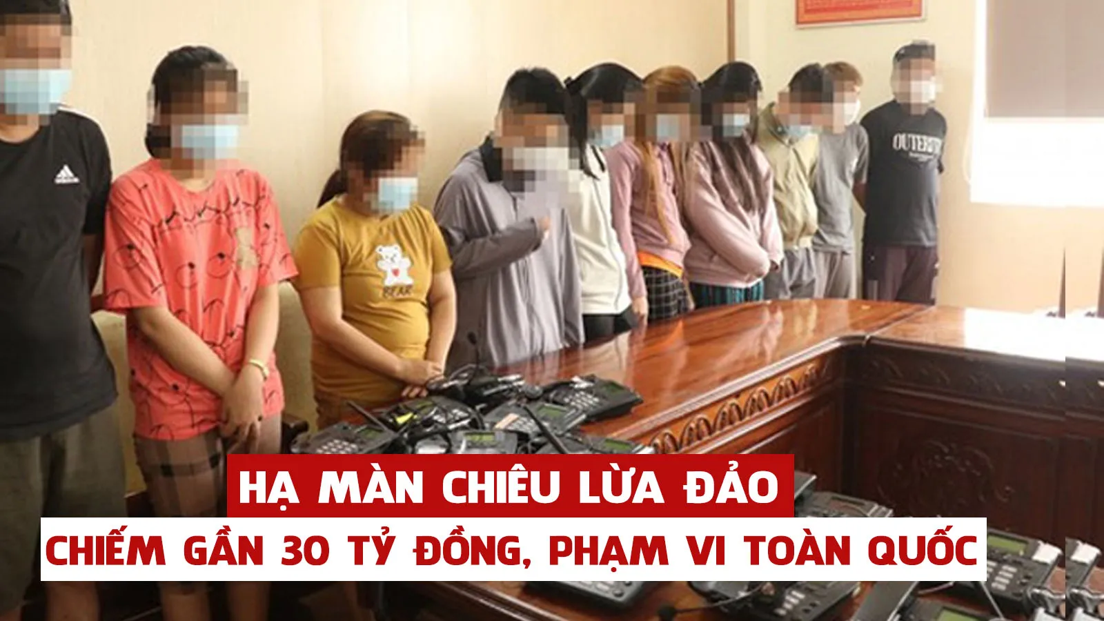 Hà Tĩnh: Triệt phá ổ nhóm lừa đảo chiếm đoạt gần 30 tỷ đồng