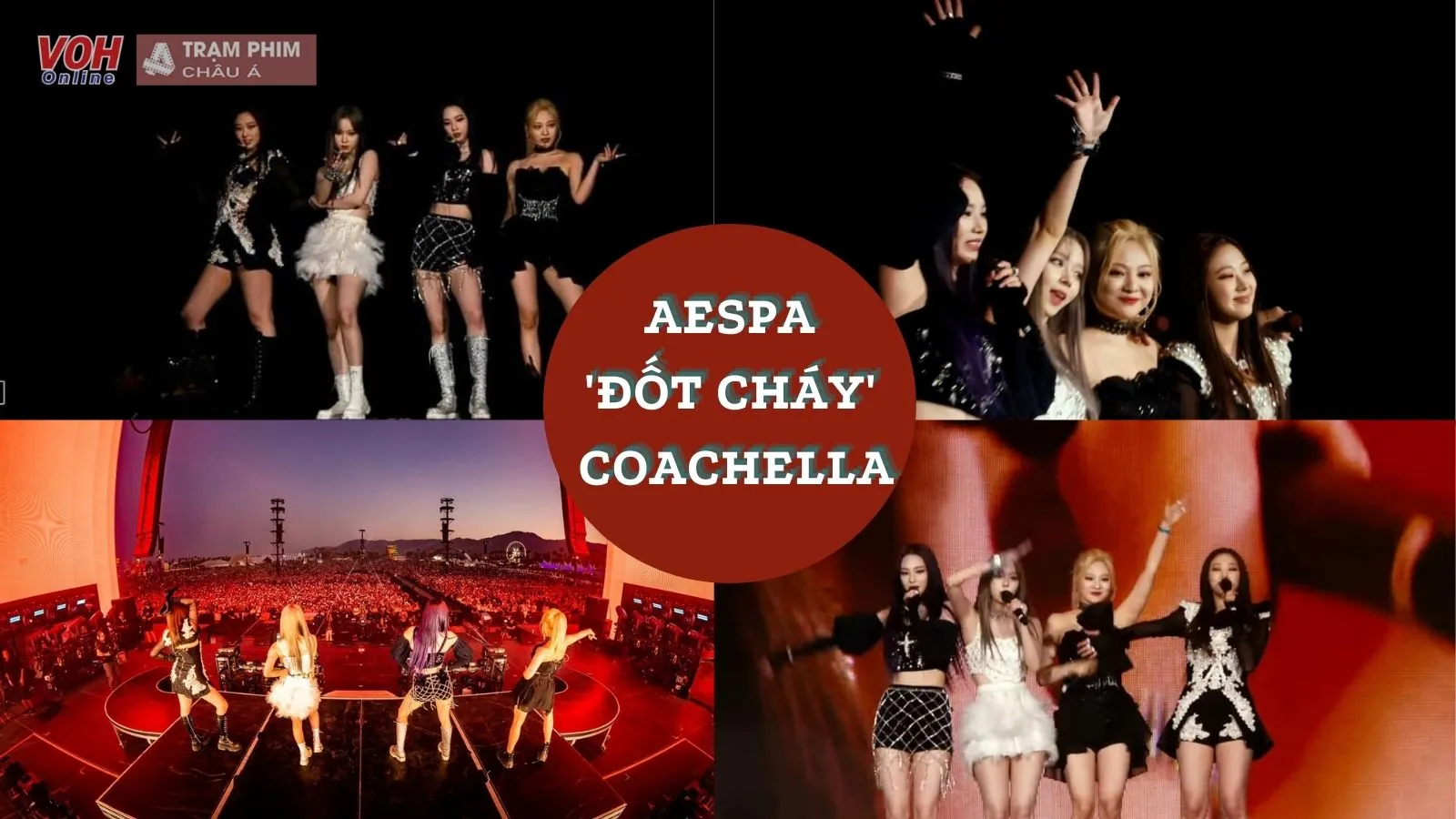 aespa ‘quẩy’ hết nấc tại Coachella, nhưng netizen vẫn chê bai điểm này