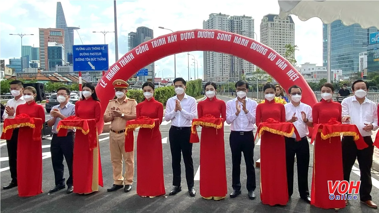 Khánh thành tuyến đường song hành đường Võ Văn Kiệt