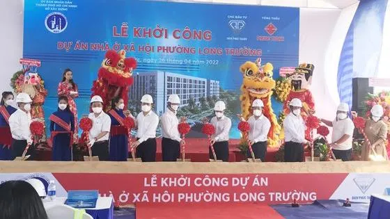 Thành phố khởi công dự án nhà ở xã hội tại phường Long Trường