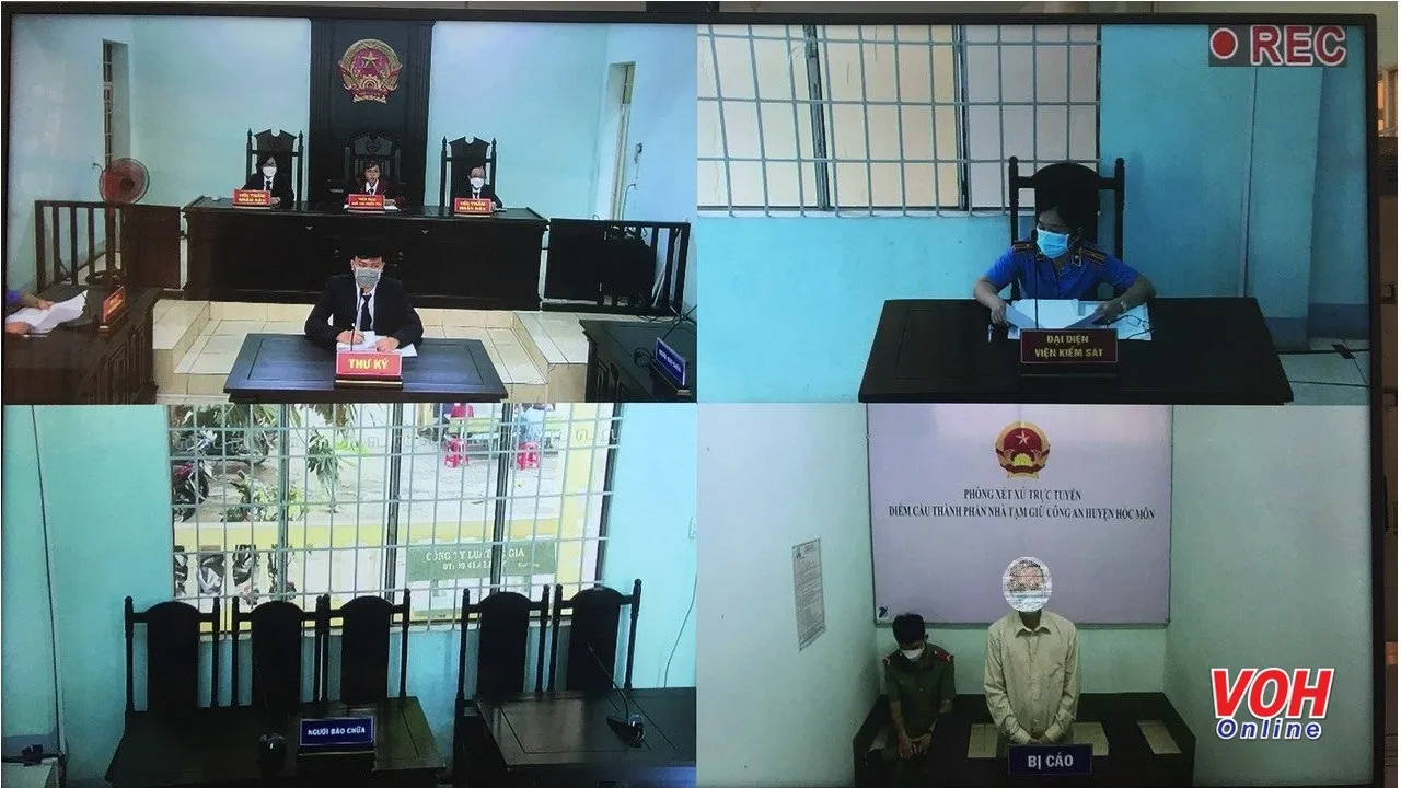 TPHCM: Tòa án huyện Hóc Môn tiên phong ứng dụng tổ chức phiên tòa trực tuyến
