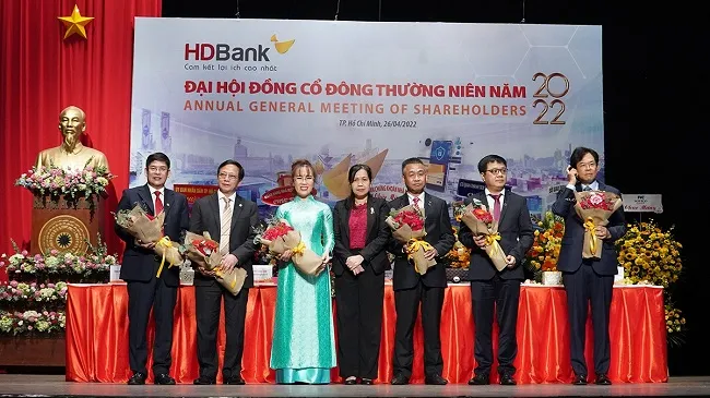 ĐHĐCĐ HDBank 2022 thông qua kế hoạch tiếp tục tăng trưởng cao về quy mô, chất lượng