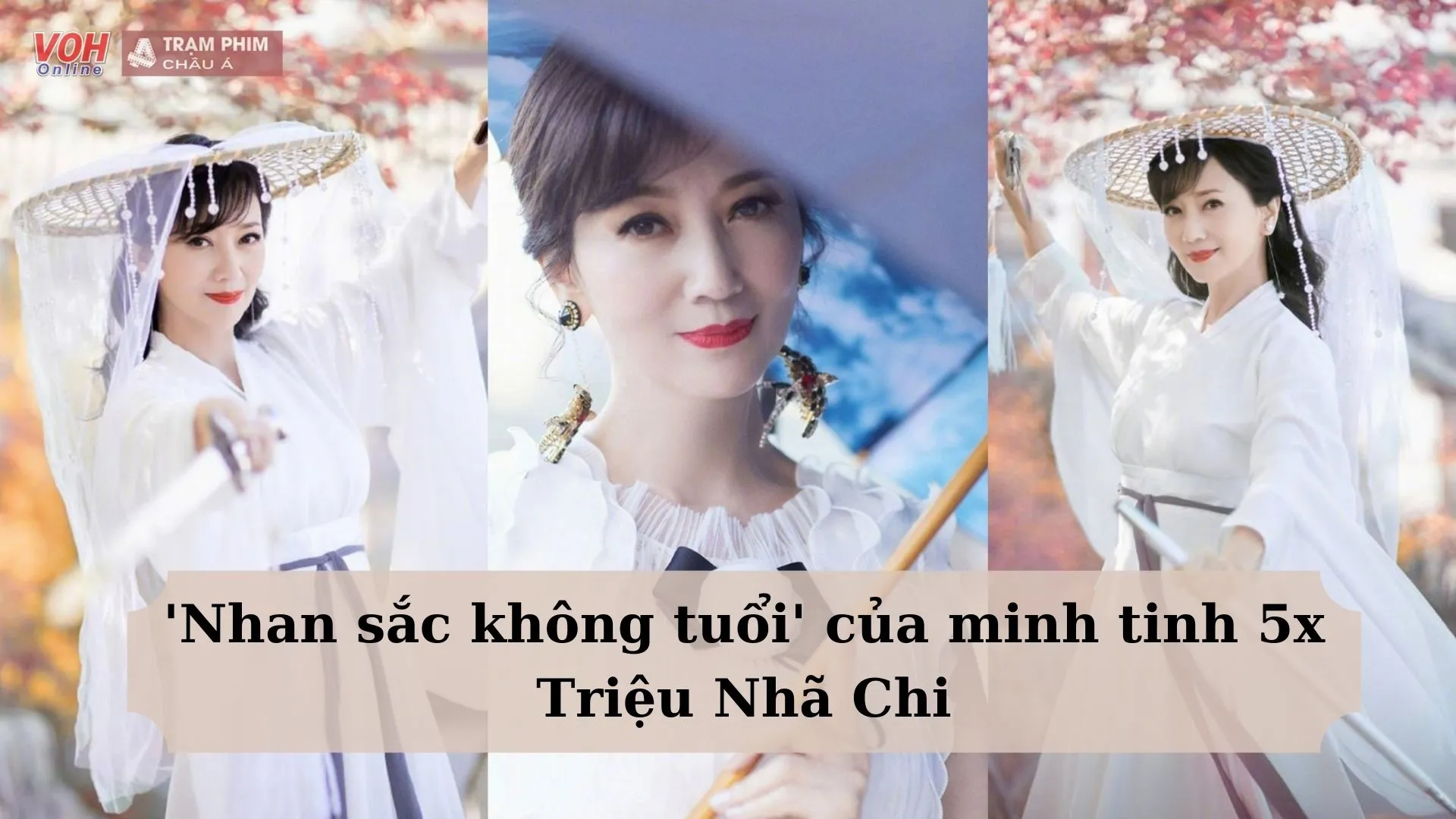 Triệu Nhã Chi khoe nhan sắc rạng rỡ ở tuổi U70