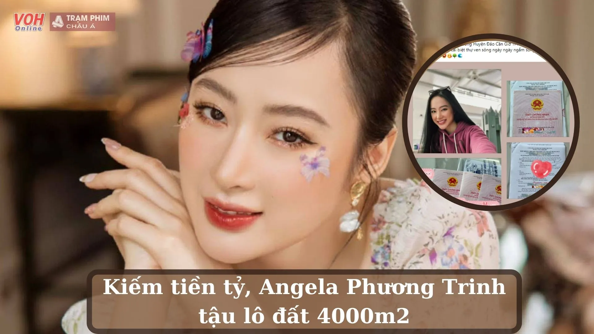 Angela Phương Trinh khoe xấp sổ đỏ, mua biệt thự ven sông để nghỉ dưỡng