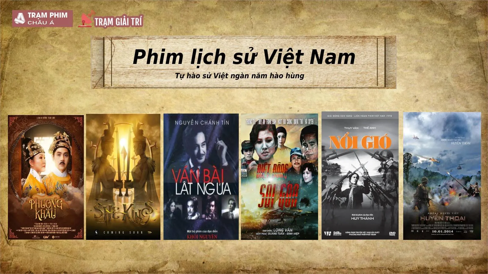 Những bộ phim lịch sử Việt Nam đáng chú ý