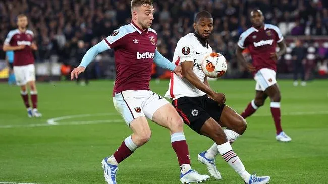 Kết quả Cup C2 29/4: West Ham thua Frankfurt trên sân nhà