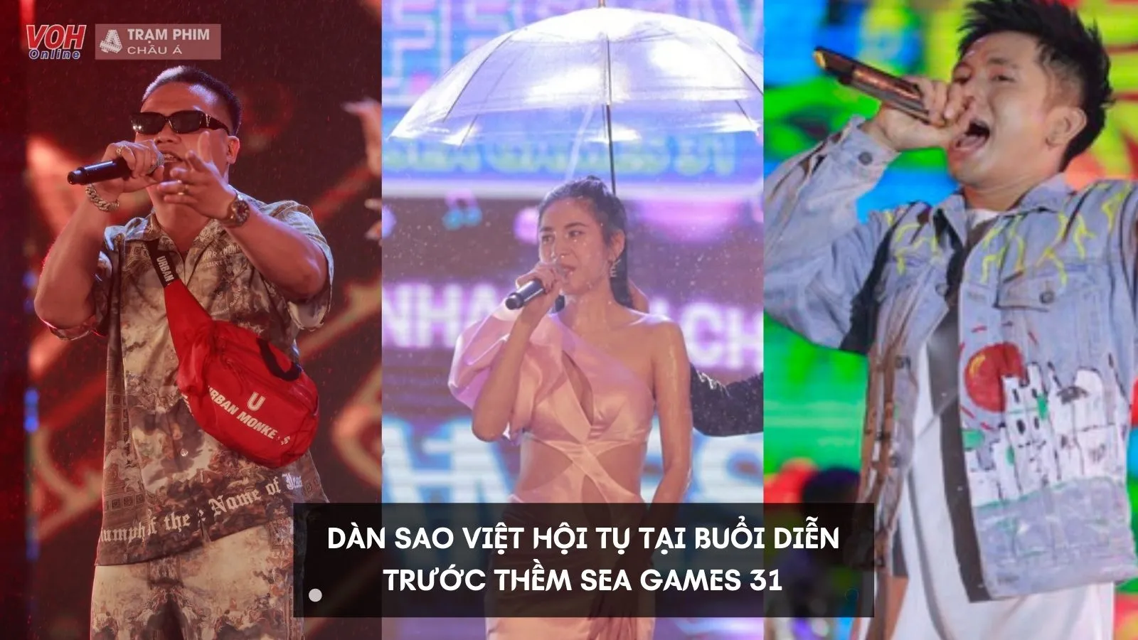 Dàn sao Việt hội tụ tại sự kiện chào đón SEA Games 31 tại Huế