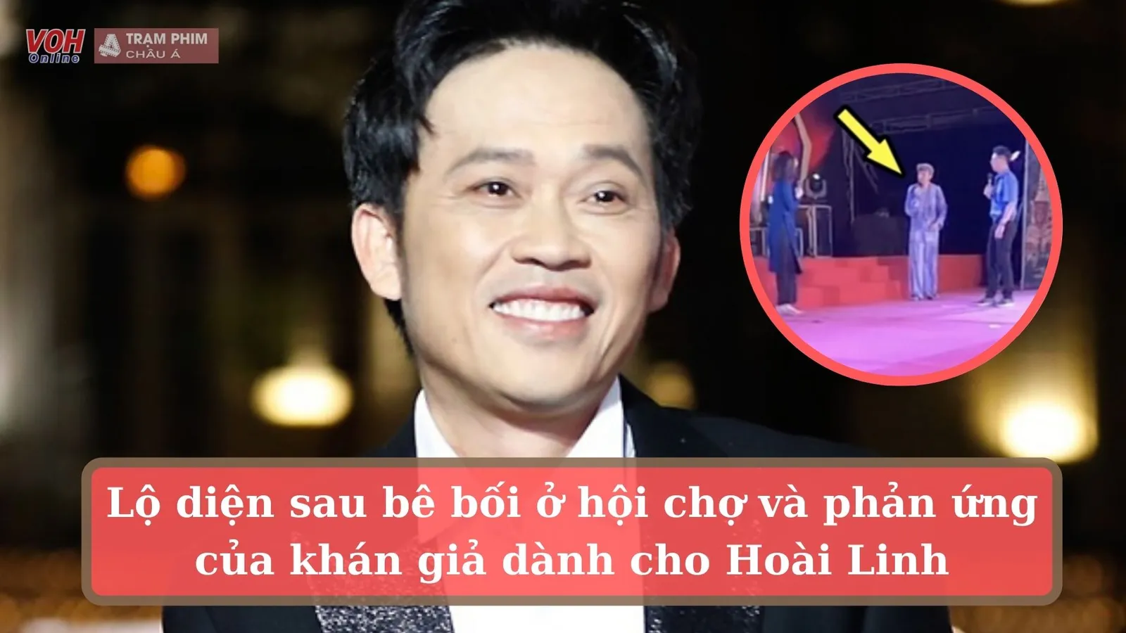 Hoài Linh diễn hài ở hội chợ sau ồn ào tiền tỷ và thái độ của khán giả