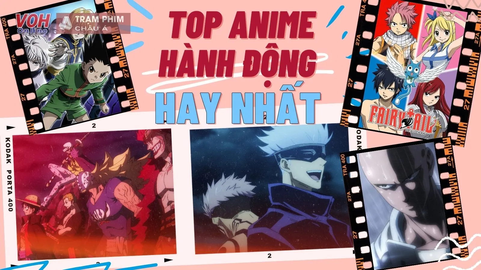 Top 21 anime hành động hay nhất, đánh nhau gay cấn, kịch tính