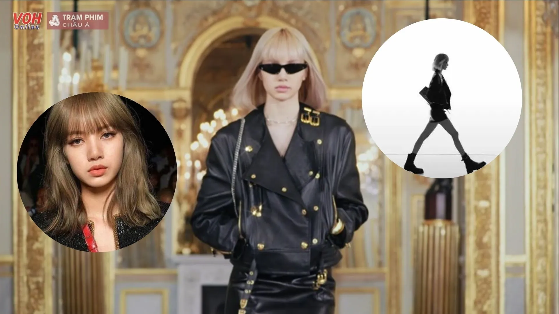Lisa (BLACKPINK) catwalk như người mẫu chuyên nghiệp trong show thời trang của Celine