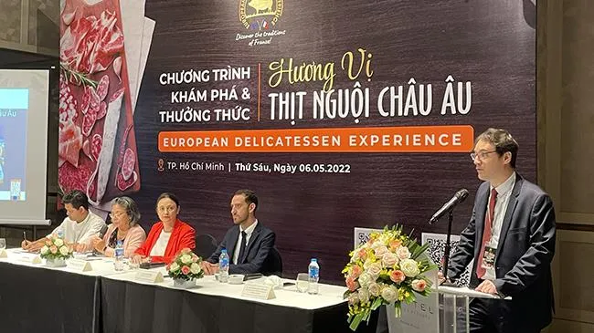 Thuế nhập khẩu sản phẩm thịt nguội châu Âu và Pháp sẽ giảm còn 0%