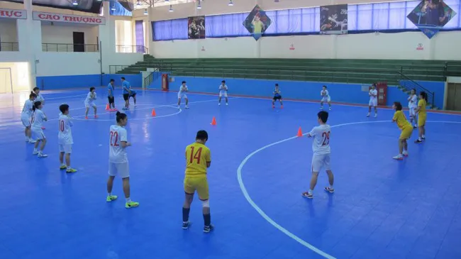 Bóng đá SEA Games 31: ĐT futsal nữ Việt Nam tích cực chuẩn bị