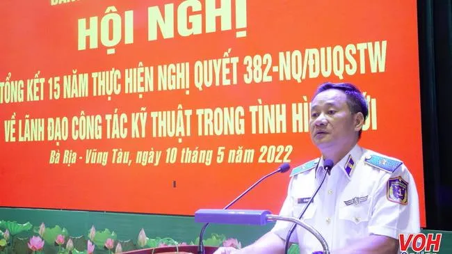 Đảng ủy Vùng Cảnh sát biển 3 tổng kết 15 năm thực hiện Nghị quyết 382 của Quân ủy Trung ương