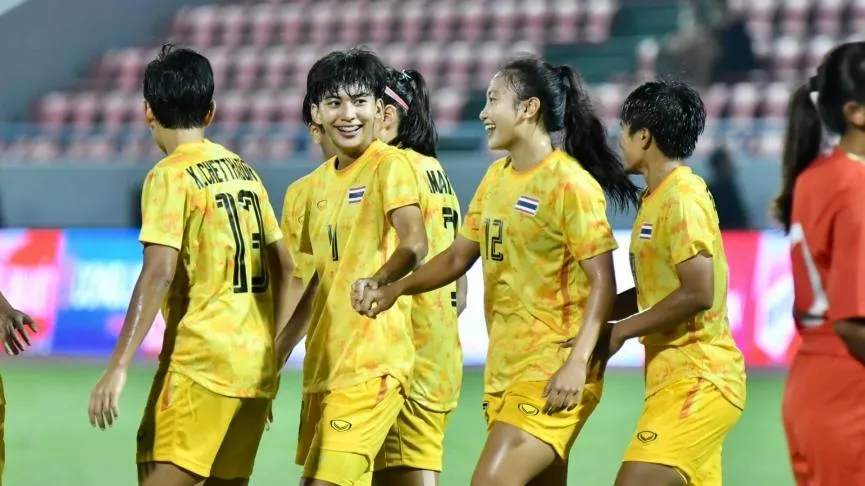 Bóng đá nữ SEA Games 31: Thái Lan thắng dễ Singapore